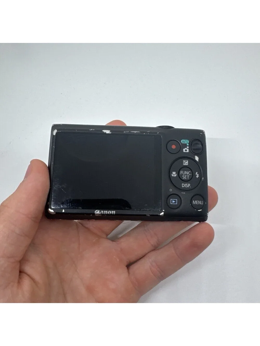 Canon PowerShot ELPH 300 HS 12.1MP Digital Camera - Black Works No Battery/charg